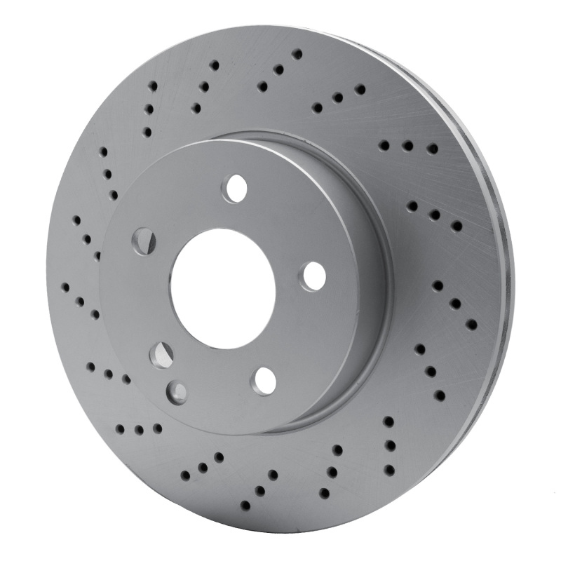 Mercedes-Benz C250 Brake Rotor (1) - Front - R1 Concepts - GEOSPEC Coated Rotor - Drilled - `08-`15